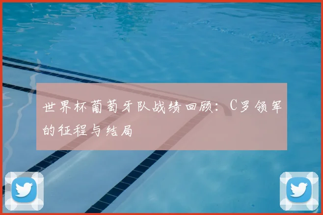 世界杯葡萄牙队战绩回顾:C罗领军的征程与结局